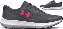 Under Armour BUTY DAMSKIE DO BIEGANIA SPORTOWE UNDER ARMOUR SURGE 3 3024894-103. Obuwie sportowe damskie Under Armour, bez wzorów, bez zapięcia, do biegania. Za 177.21 zł.