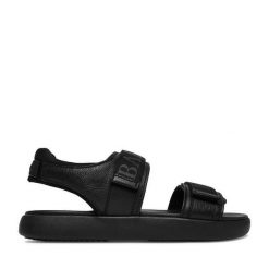 Sandały Badura. Czarne sandały męskie Badura, bez wzorów, bez zapięcia. Za 179.99 zł.