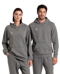 Bluza Arena Icons Hooded Sweat Solid z kapturem. Szare bluzy damskie ARENA, m, bez wzorów, z bawełny, bez ramiączek, z kapturem. Za 249.00 zł.