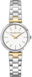 Zegarek Trussardi TRUSSARDI R2453164502 zegarek damski szary 30 mm. Szare zegarki damskie TRUSSARDI. Za 303.81 zł.