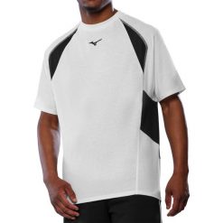 T-shirt Mizuno Athletics Oversize Tee. Białe t-shirty damskie Mizuno, bez wzorów, sportowe, bez kołnierzyka, bez ramiączek. Za 143.60 zł.