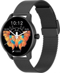 Smartwatch Gino Rossi SW020-2 Czarny (SW020-2). Czarne zegarki smartwatch Gino Rossi, bez wzorów. Za 272.00 zł.