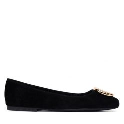 Baleriny MICHAEL Michael Kors. Czarne balerinki damskie MICHAEL Michael Kors, bez wzorów, bez obcasa, bez zapięcia. Za 499.99 zł.