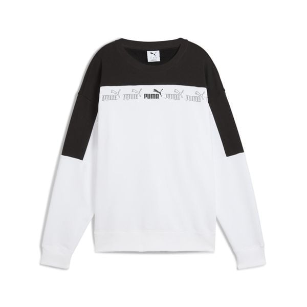 Damska bluza Around The Block PUMA. Niebieskie bluzy damskie Puma, xl, bez wzorów, z bawełny, klasyczne, bez ramiączek, bez kaptura. Za 204.00 zł.