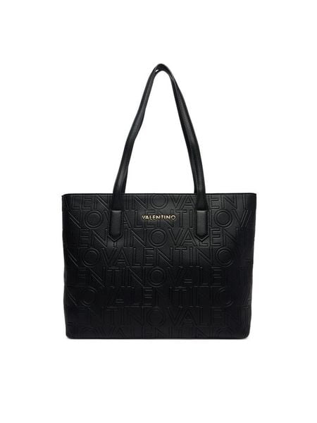Valentino Torebka Pansy VBS8PG01 Czarny. Czarne shopperki damskie Valentino, bez wzorów, ze skóry, bez dodatków. Za 440.99 zł.