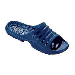 Klapki męskie Beco ciemnoniebieskie. Niebieskie klapki męskie 47 Brand, bez wzorów, z materiału, bez zapięcia. Za 193.99 zł.