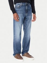Tommy Jeans Jeansy Rayn DM0DM23687 Niebieski Straight Leg. Niebieskie jeansy męskie Tommy Jeans, z bawełny. Za 409.99 zł.