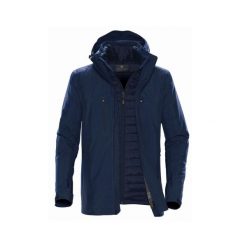 Parka 3 w 1 Stormtech. Czarne parki męskie STORMTECH, bez wzorów, sportowe, bez kołnierzyka, bez kaptura. Za 1,289.00 zł.