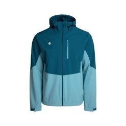 Męska kurtka softshell LANETTE M, wodoodporna, wiatroszczelna i termiczna z tech. Niebieskie kurtki męskie IZAS, m, bez wzorów, z softshellu, sportowe, bez kaptura. Za 443.43 zł.