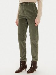 United Colors Of Benetton Spodnie materiałowe 4ZENDF07H Khaki Relaxed Fit. Brązowe spodnie materiałowe damskie United Colors Of Benetton, bez wzorów, z bawełny. Za 169.99 zł.