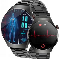 Zegarek Smartwatch z glukometrem na bransolecie kardiowatch. Zegarki smartwatch Rubicon, bez wzorów. Za 423.01 zł.