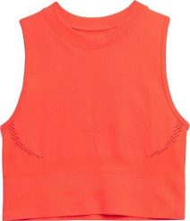 4f Koszulka damska 4FFNK F154 czerwony neon 4FSS23TFTSF154 62N M-L. Czerwone bluzki damskie 4F, l, bez wzorów, bez kołnierzyka, bez ramiączek. Za 67.33 zł.