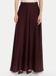Rinascimento Spódnica trapezowa CFC0125080003 Bordowy Regular Fit. Czerwone spódnice damskie Rinascimento, m, bez wzorów, z syntetyku, trapezowe. Za 599.99 zł.