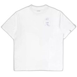 T-shirt Elliker Rill. Białe t-shirty damskie ELLIKER, l, bez wzorów, z bawełny, eleganckie, bez kołnierzyka, bez ramiączek. Za 193.70 zł.