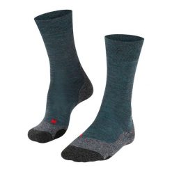 Skarpetki Falke TK2 Melange. Niebieskie skarpety męskie Falke, bez wzorów, z materiału. Za 161.50 zł.