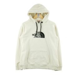 Second life - Damska bluza z kapturem TNF beżowa - Jak nowy. Brązowe bluzy damskie The North Face, bez wzorów, sportowe, bez ramiączek, z kapturem. Za 127.76 zł.