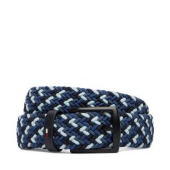 Pasek Męski Tommy Hilfiger. Niebieskie paski męskie Tommy Hilfiger. Za 209.99 zł.