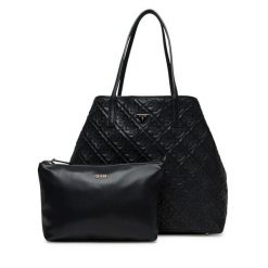 Torebka Guess. Czarne shopperki damskie Guess, z aplikacjami, bez dodatków. Za 549.99 zł.