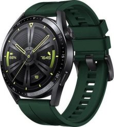 Huawei HUAWEI PASEK SILIKONOWY OPASKA BRANSOLETA DO ZEGARKA SMARTWATCH HUAWEI WATCH GT 3 42MM CIEMNOZIELONY standard. Zegarki smartwatch Huawei, bez wzorów. Za 19.99 zł.