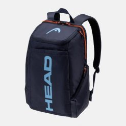 Plecak na rakietę tenisową Head Pro. Niebieskie plecaki męskie Head, bez wzorów, z materiału, eleganckie. Za 289.00 zł.