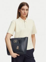 U.S. Polo Assn. Torebka BEUXT8794WVP Granatowy. Niebieskie shopperki damskie U.S. Polo Assn., bez wzorów, ze skóry, bez dodatków. Za 144.99 zł.