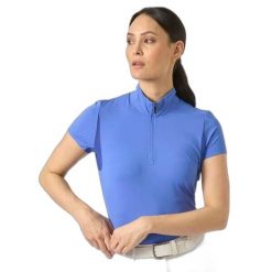 Bielizna podstawowa do jazdy konnej 1/2 zip dla kobiet PS of Sweden Everly Quote. Niebieskia koszule nocne damskie PS OF SWEDEN, bez wzorów, bez ramiączek. Za 306.50 zł.