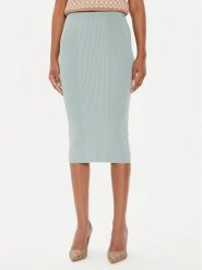 Guess Spódnica ołówkowa W4YD77 Z2YN2 Zielony Slim Fit. Zielone spódnice damskie Guess, xs, z aplikacjami, z syntetyku, ołówkowe. Za 189.99 zł.