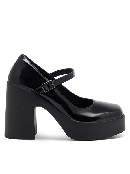 Jenny Fairy Czółenka THORA SK6840-C Czarny. Czarne czółenka damskie Jenny Fairy, bez wzorów, z syntetyku, bez obcasa, bez zapięcia. Za 149.99 zł.