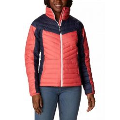 Kurtka uliczna damska Columbia Powder Lite II Full Zip. Czerwone kurtki sportowe damskie Columbia, m, bez wzorów, bez ramiączek, bez kaptura, trekkingowe. W wyprzedaży za 569.00 zł.
