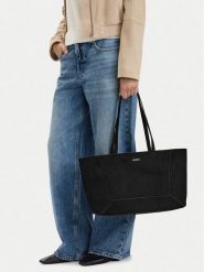 MEXX Torebka CEO-MEXX-L-003-10 Czarny. Czarne shopperki damskie Mexx, bez wzorów, z materiału, bez dodatków. Za 229.99 zł.