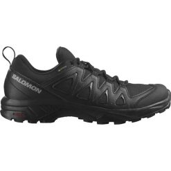 Buty męskie sportowe wodoodporne Salomon X BRAZE GTX. Czarne buty sportowe męskie Salomon, bez wzorów, bez zapięcia, trekkingowe. W wyprzedaży za 468.00 zł.