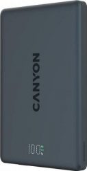 Canyon OnPower 500 PD20W 5000 mAh aluminium magnetyczny czarny. Czarne powerbanki . Za 119.90 zł.