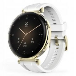 Hama Fit Watch 7000 Smartwatch AMOLED Zegarek Sportowy Różowe Złoto. Białe zegarki męskie Hama, bez wzorów, złote. W wyprzedaży za 192.05 zł.