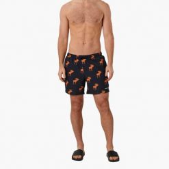 Szorty kąpielowe pływanie męskie Swedemount Forest Stretch Beach Shorts. Brązowe kąpielówki męskie SWEDEMOUNT, m, bez wzorów. Za 129.99 zł.