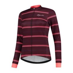 Bluza damska Rogelli Stripe. Brązowe bluzy damskie Rogelli, na zimę, m, bez wzorów, z materiału, eleganckie, bez ramiączek, bez kaptura. Za 435.15 zł.