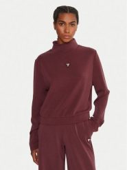 Guess Bluza Olympe V4YQ05 KCAY2 Bordowy Regular Fit. Czerwone bluzy damskie Guess, xl, z aplikacjami, z syntetyku, bez ramiączek, bez kaptura. Za 279.99 zł.