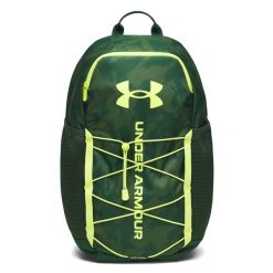 Plecak UA Hustle Sport 6.0 Under Armour Forest i Lime 26L. Zielone plecaki męskie Under Armour, bez wzorów, z materiału, sportowe. Za 200.80 zł.