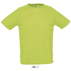 Koszulka Sol's Sporty. Zielone koszulki sportowe męskie SOL'S, m, bez wzorów, bez ramiączek. Za 74.50 zł.
