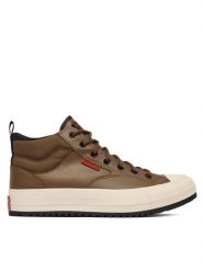 Converse Sneakersy Chuck Taylor All Star Malden Street Boot A13225C Brązowy. Brązowe botki męskie Converse, bez wzorów, ze skóry, retro, bez obcasa, bez zapięcia. Za 359.99 zł.