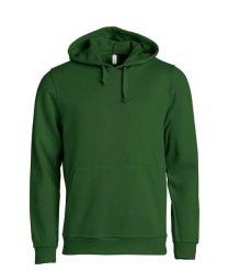 Clique Basic Hoody unisex bluza z kapturem trwały materiał – bottle green. Zielone bluzy damskie CLIQUE, uniwersalny, bez wzorów, z materiału, bez ramiączek, z kapturem. Za 173.16 zł.