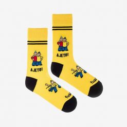Skarpetki Coqui 39-42. Żółte skarpetki damskie Coqui, bez wzorów. Za 97.99 zł.