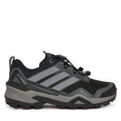 Trekkingi adidas. Zielone obuwie trekkingowe damskie Adidas, z gore-texu, bez zapięcia. Za 559.99 zł.
