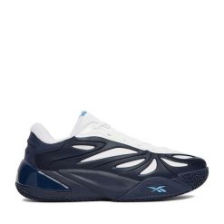 Sneakersy Reebok. Niebieskie buty sportowe męskie Reebok, bez wzorów, bez zapięcia, do koszykówki. Za 529.99 zł.