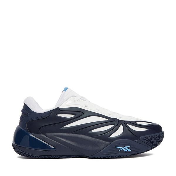 Buty do koszykówki Reebok. Niebieskie buty sportowe męskie Reebok, bez wzorów, bez zapięcia, do koszykówki. Za 276.99 zł.