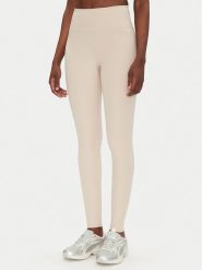 Girlfriend Collective Legginsy Rib High-Rise 4034 Beżowy Slim Fit. Brązowe legginsy damskie GIRLFRIEND COLLECTIVE, l, bez wzorów, z syntetyku, na fitness i siłownię. Za 229.99 zł.