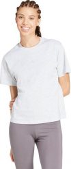 Adidas Koszulka damska adidas Essentials Small Logo Cotton jasnoszary melanż JC5945 L. Szare bluzki damskie Adidas, l, bez wzorów, bez kołnierzyka, bez ramiączek. Za 95.03 zł.