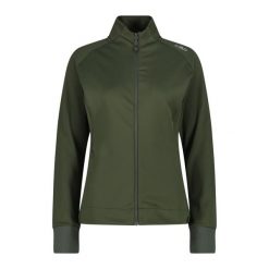 Bluza damska turystyczna CMP 33L3436. Zielone bluzy damskie CMP, l, bez wzorów, sportowe, bez ramiączek, bez kaptura. Za 310.25 zł.