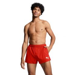 Kąpielówki męskie Puma, Short Shorts, Czerwone. Czerwone kąpielówki męskie Puma, l, bez wzorów. Za 151.99 zł.