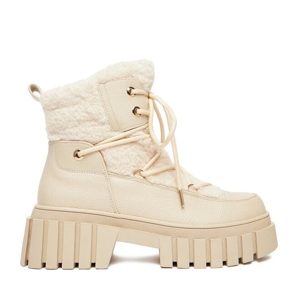 Trzewiki DeeZee. Brązowe śniegowce damskie DeeZee, bez zapięcia. Za 159.99 zł.