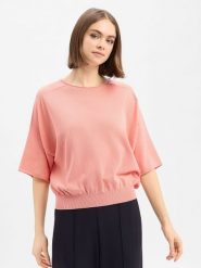 Drykorn koszula z dzianiny - Hilary Kobiety Bawełna pomarańczowy, XS. Brązowe koszule damskie DRYKORN, xs, bez wzorów, z bawełny, eleganckie, bez kołnierzyka, bez ramiączek. Za 479.95 zł.